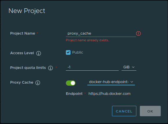 proxy-cache-project-harbor